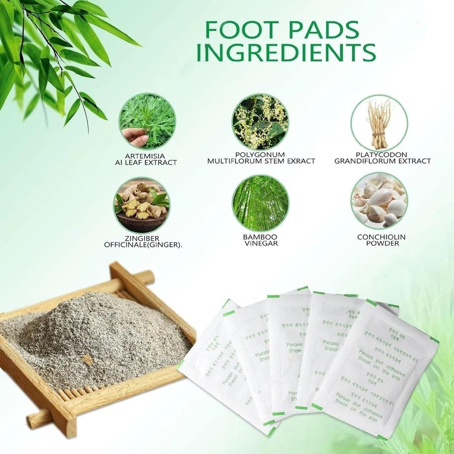 Premium Detox Foot Patch (Pack of 10) β Natural Foot Care Pads