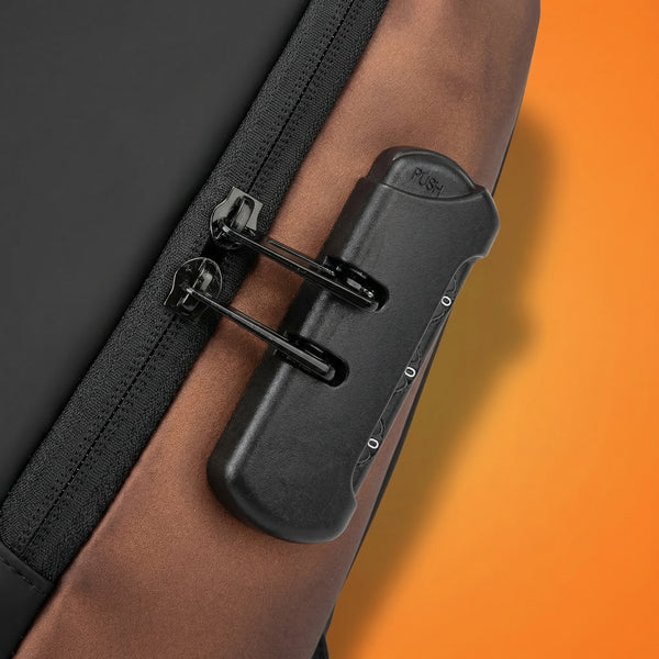 Shoulder Bag with USB Charging – Waterproof Smart Anti-Theft Crossbody Sling Bag
